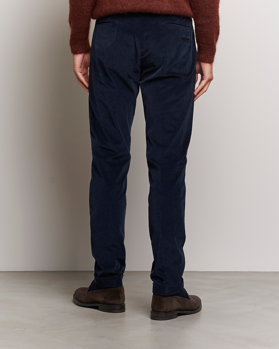Herre | Bukser | Briglia 1949 | Slim Fit Corduroy Trousers Navy