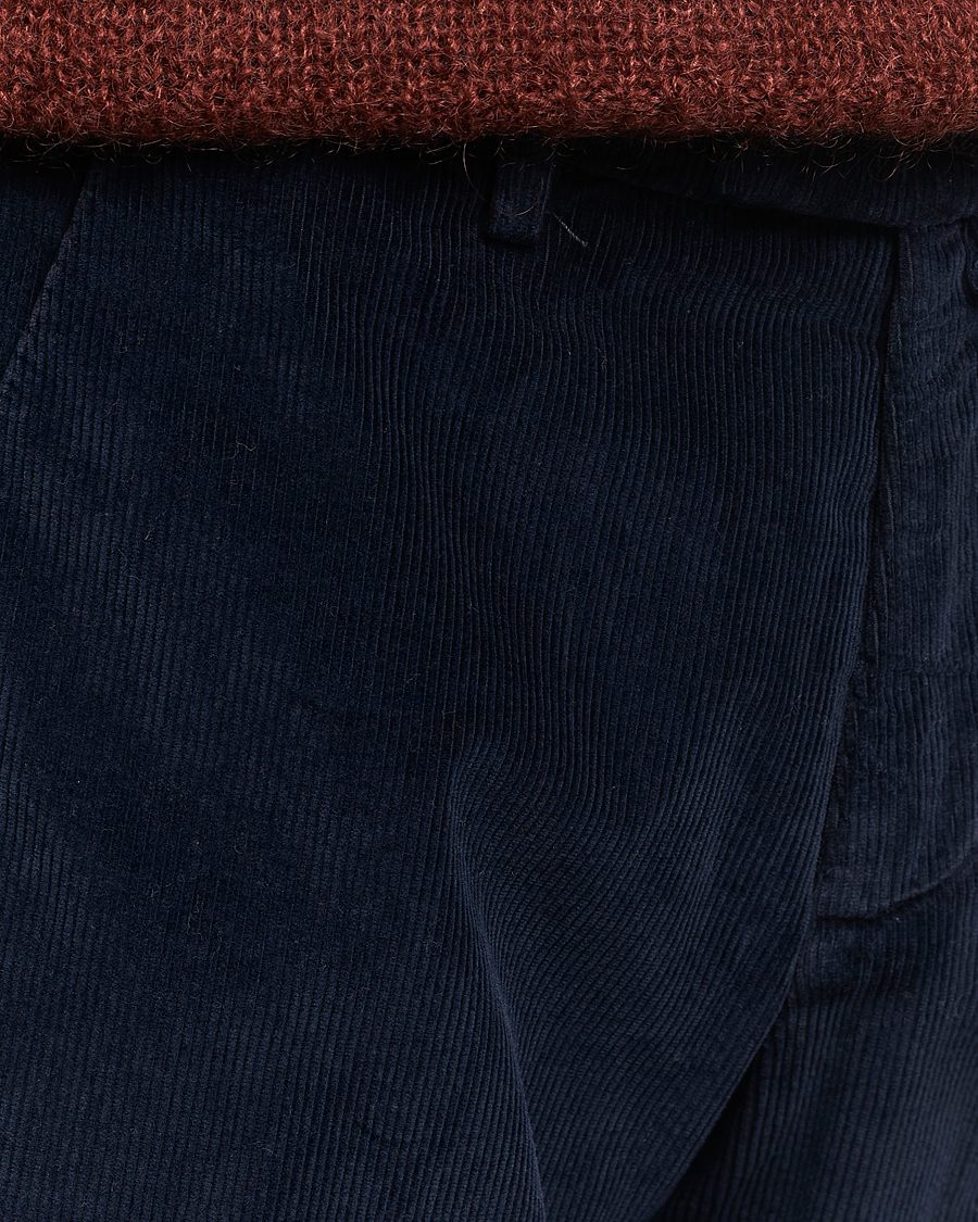 Herre | Bukser | Briglia 1949 | Slim Fit Corduroy Trousers Navy