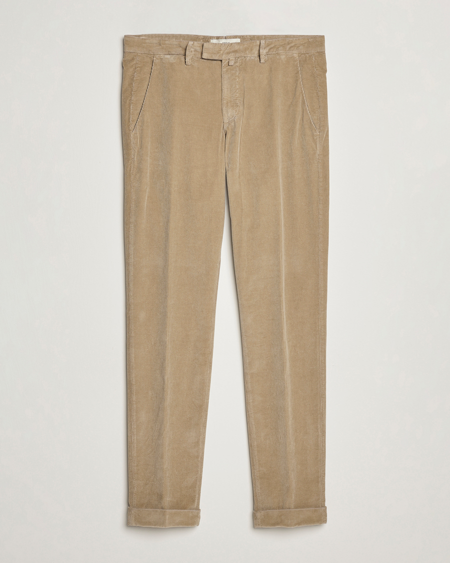 Herre | Bukser | Briglia 1949 | Slim Fit Corduroy Trousers Beige
