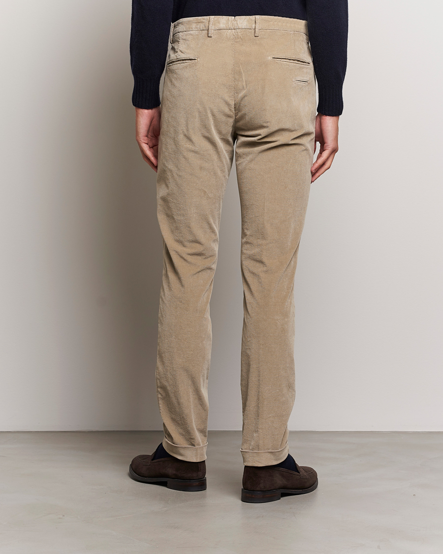Herre | Bukser | Briglia 1949 | Slim Fit Corduroy Trousers Beige