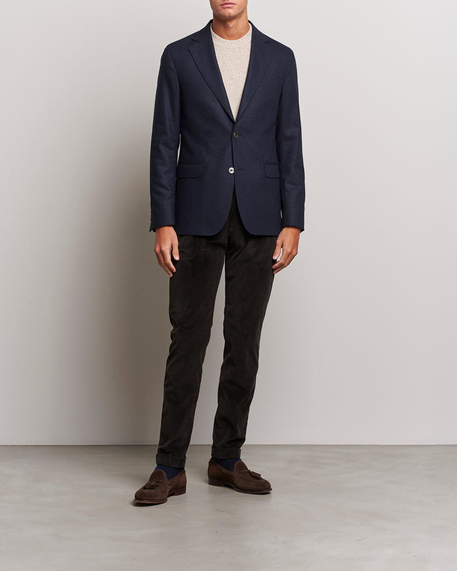 Herre | Bukser | Briglia 1949 | Slim Fit Corduroy Trousers Dark Brown