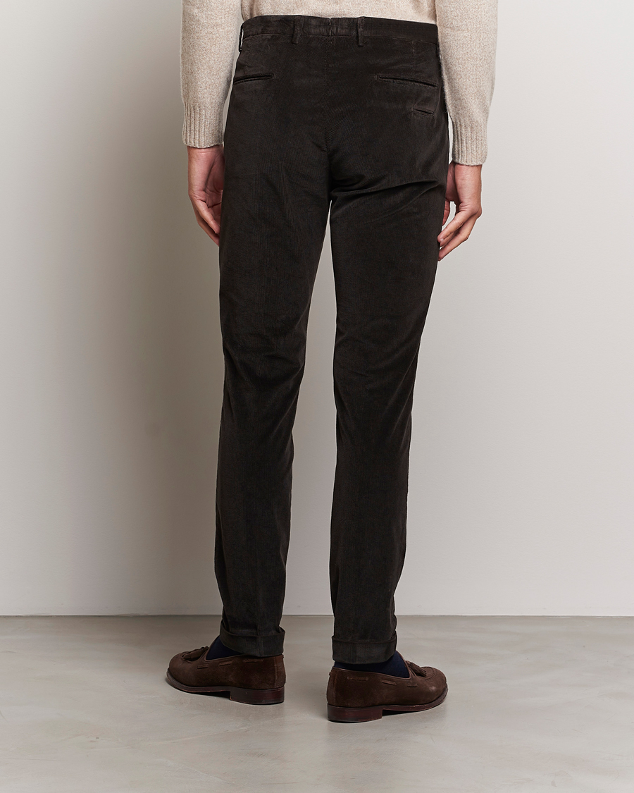 Herre | Bukser | Briglia 1949 | Slim Fit Corduroy Trousers Dark Brown