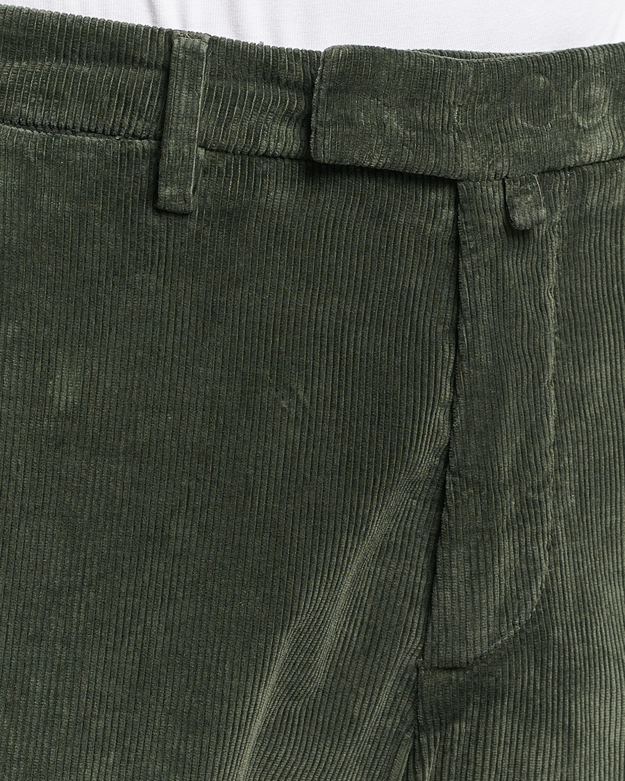 Herre | Bukser | Briglia 1949 | Slim Fit Corduroy Trousers Dark Green