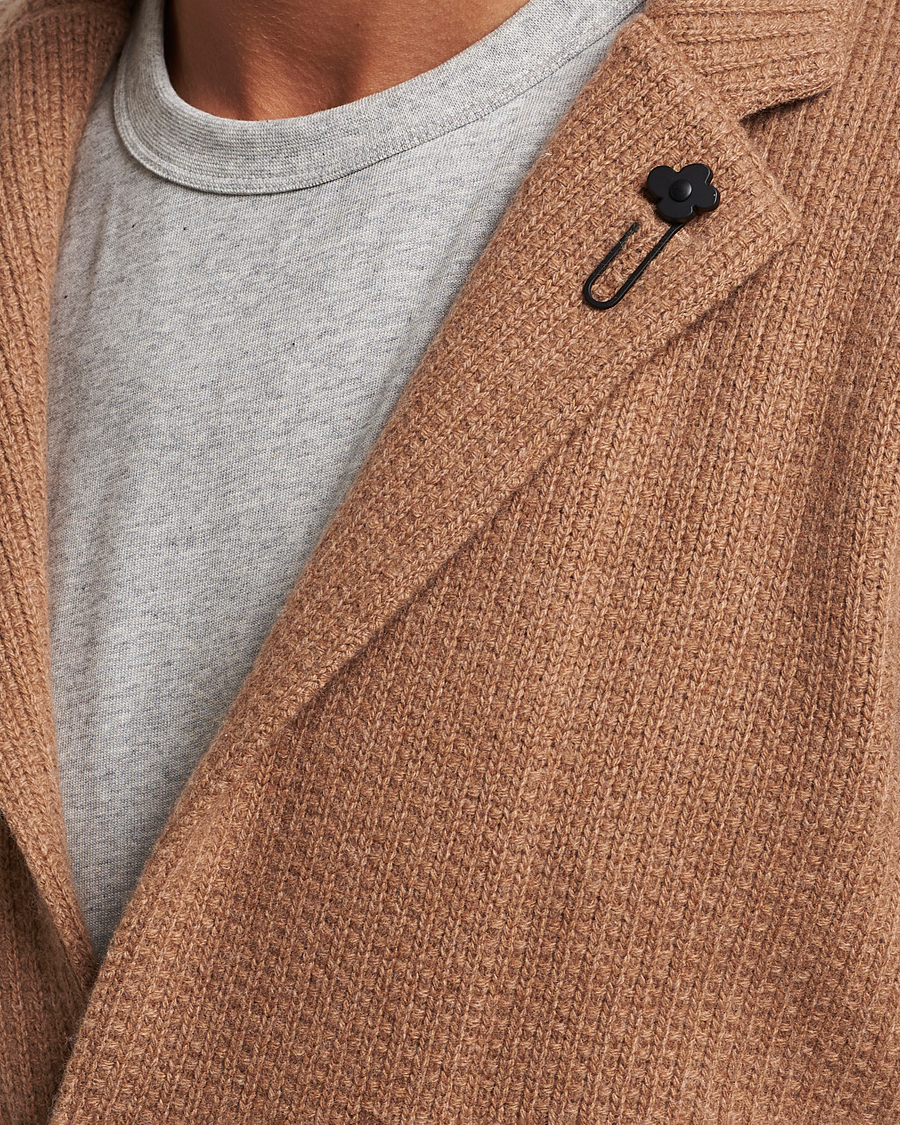 Herre | Blazere & jakker | Lardini | Knitted Cashmere Blazer Beige