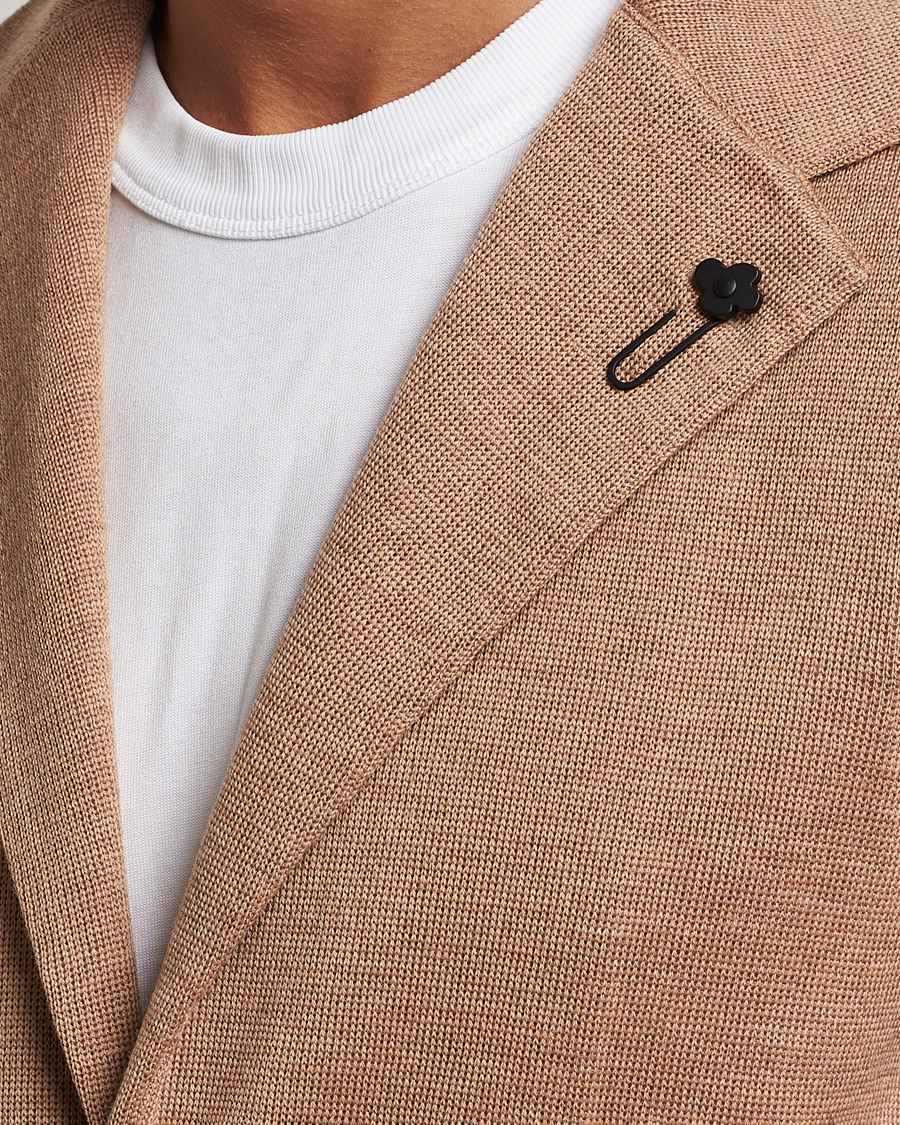 Herre | Blazere & jakker | Lardini | Knitted Wool Blazer Beige