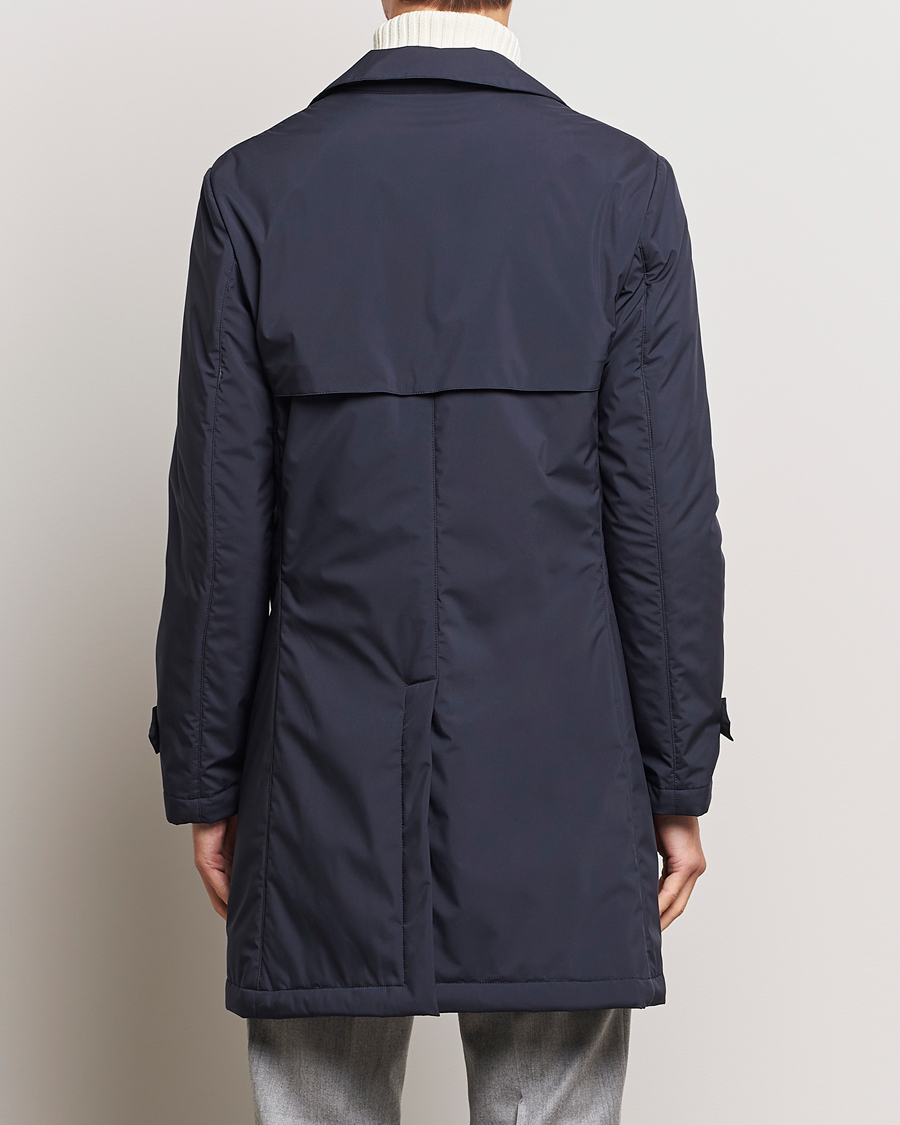 Herre | Jakker | Lardini | Packable Water Repellent Coat Navy