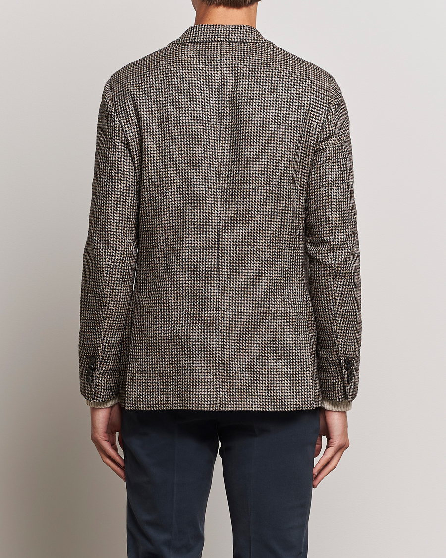 Herre | Blazere & jakker | Lardini | Wool/Silk/Cashmere Houndstooth Blazer Beige/Green