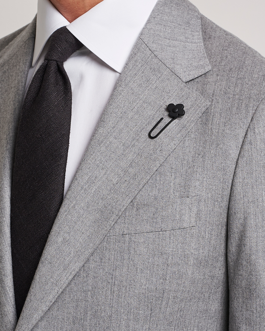 Herre | Blazere & jakker | Lardini | Wool/Cashmerer Flanell Blazer Light Grey