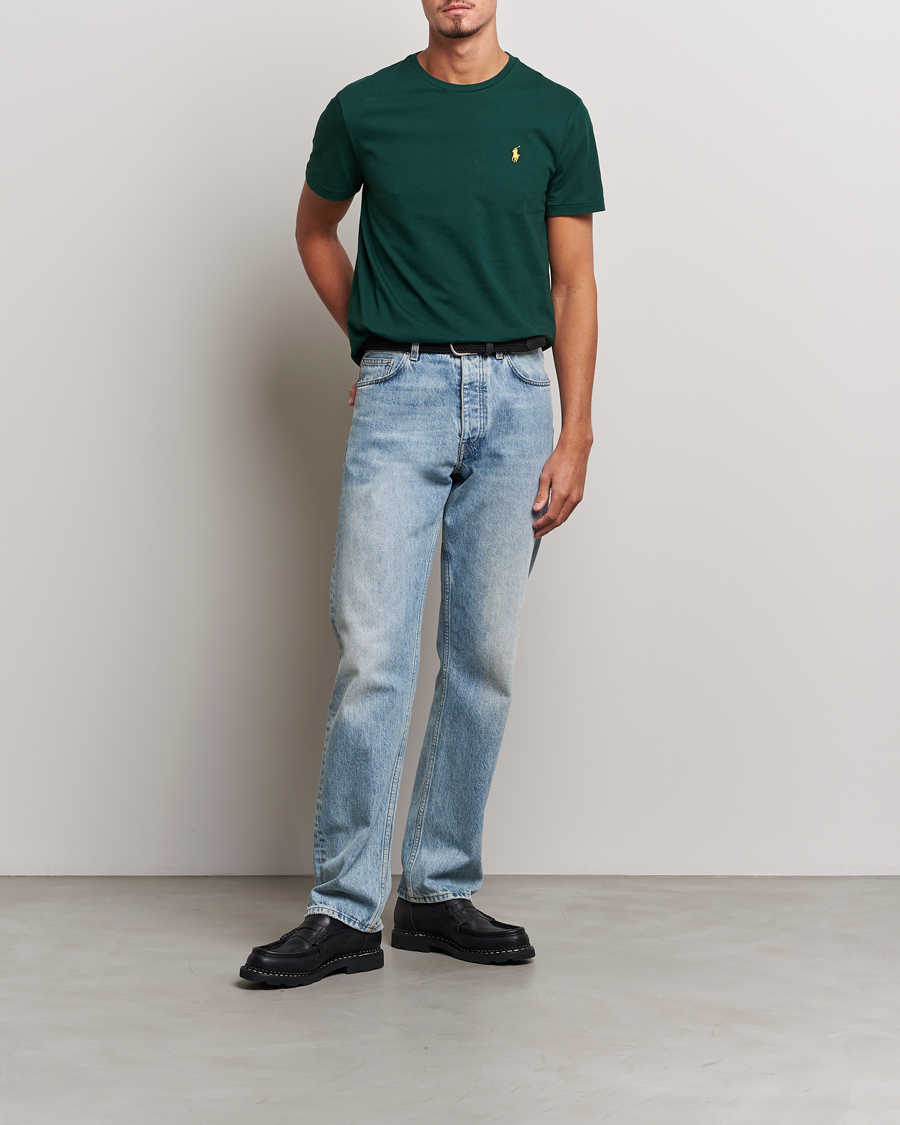 Herre | T-Shirts | Polo Ralph Lauren | Crew Neck T-Shirt Hunt Club Green