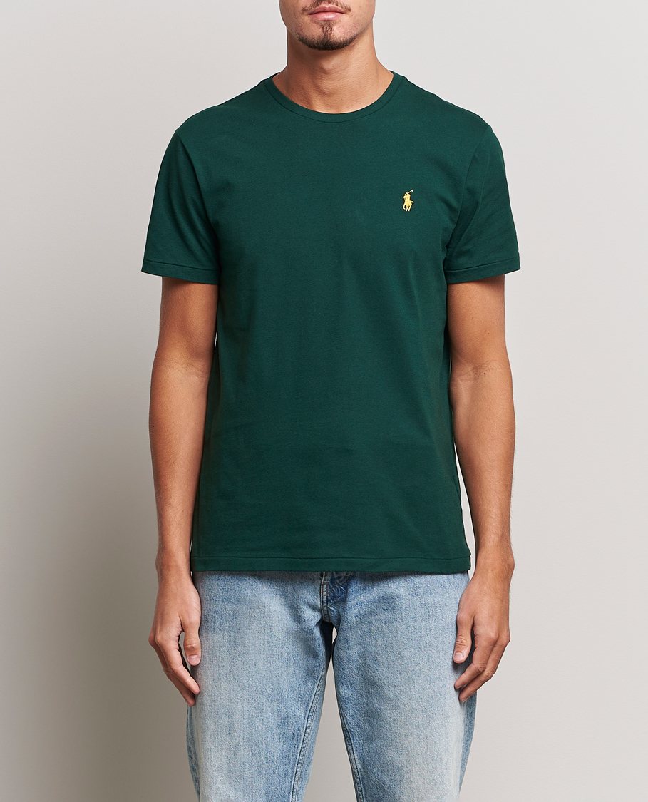 Herre | T-Shirts | Polo Ralph Lauren | Crew Neck T-Shirt Hunt Club Green