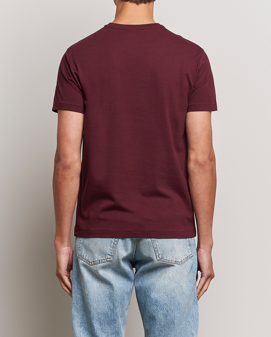Herre | T-Shirts | Polo Ralph Lauren | Crew Neck T-Shirt Harvard Wine