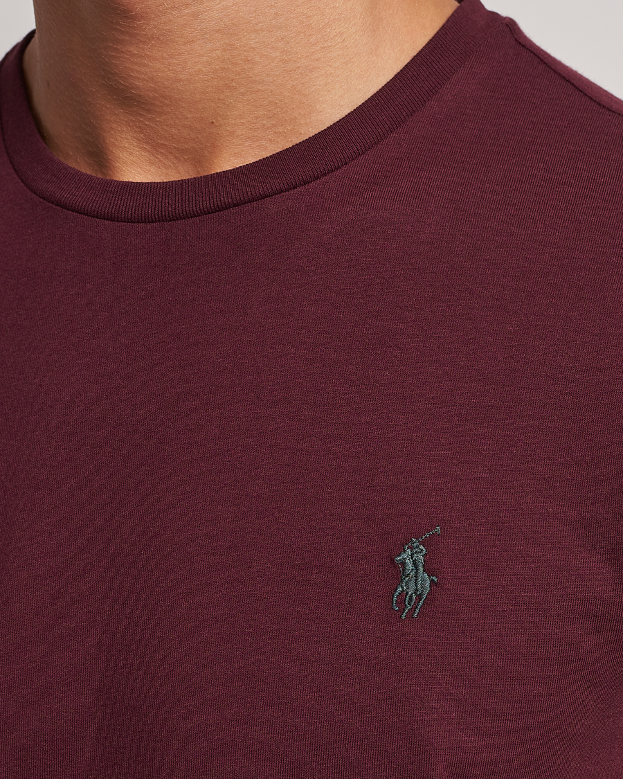 Herre | T-Shirts | Polo Ralph Lauren | Crew Neck T-Shirt Harvard Wine