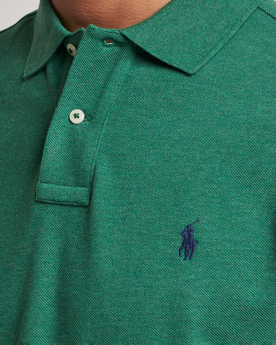 Herre | Polotrøjer | Polo Ralph Lauren | Custom Slim Fit Polo Green Heather