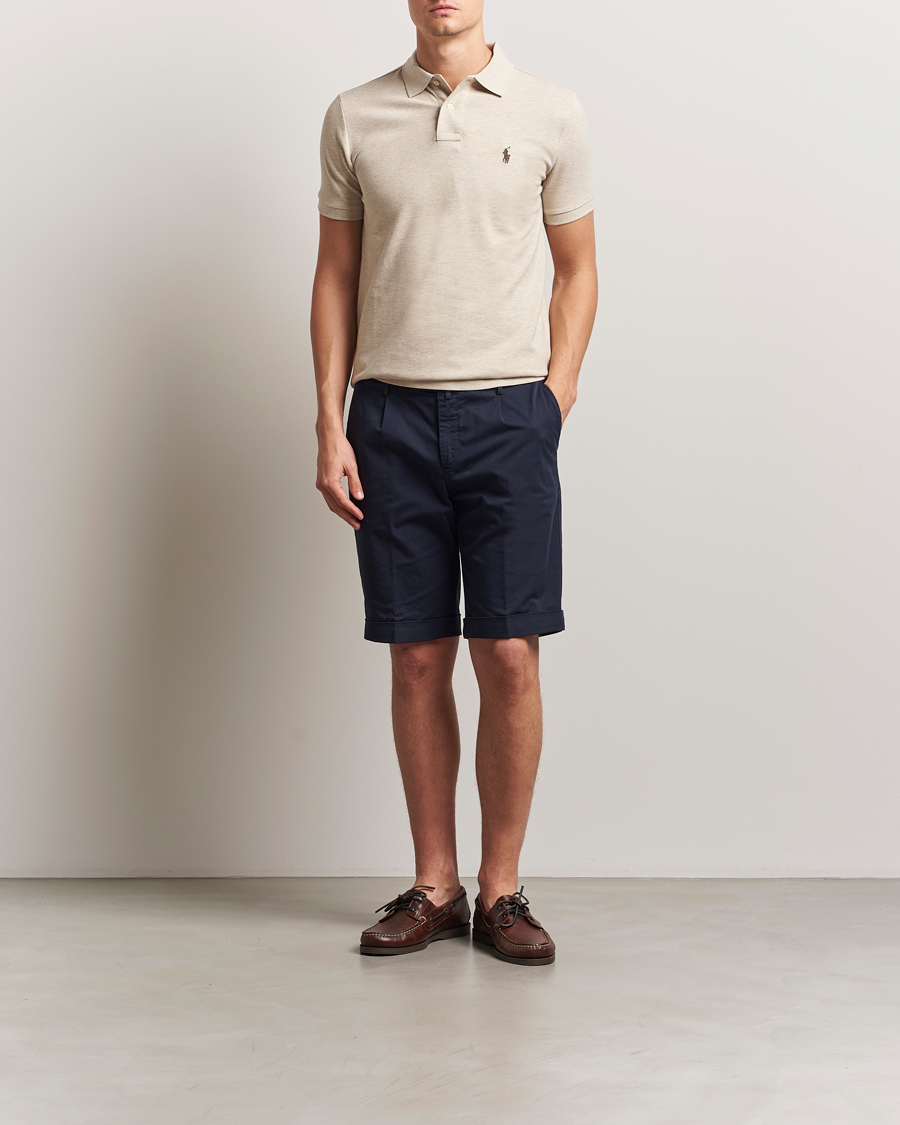 Herre | Polotrøjer | Polo Ralph Lauren | Custom Slim Fit Polo Expedition Dune Heather