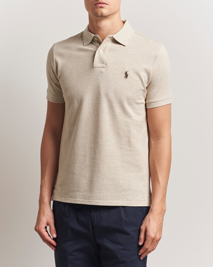 Herre | Polotrøjer | Polo Ralph Lauren | Custom Slim Fit Polo Expedition Dune Heather