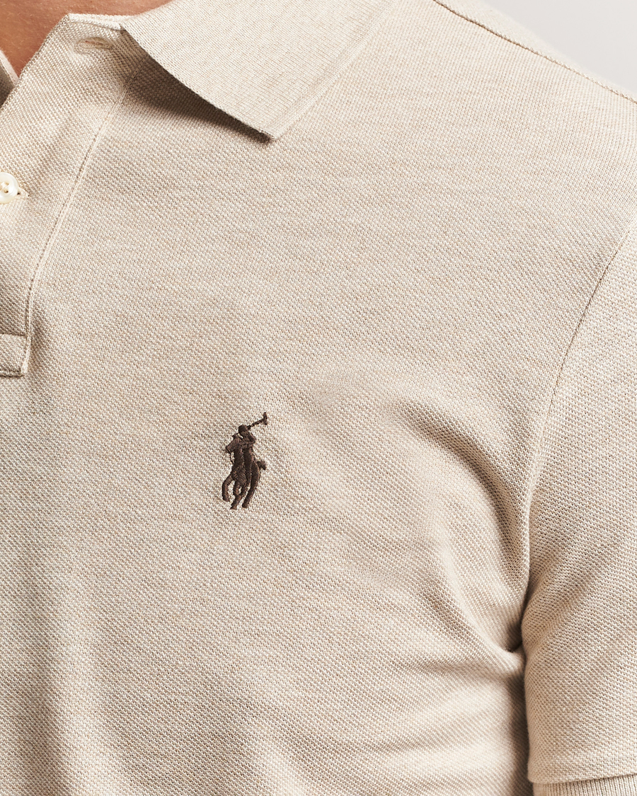Herre | Polotrøjer | Polo Ralph Lauren | Custom Slim Fit Polo Expedition Dune Heather