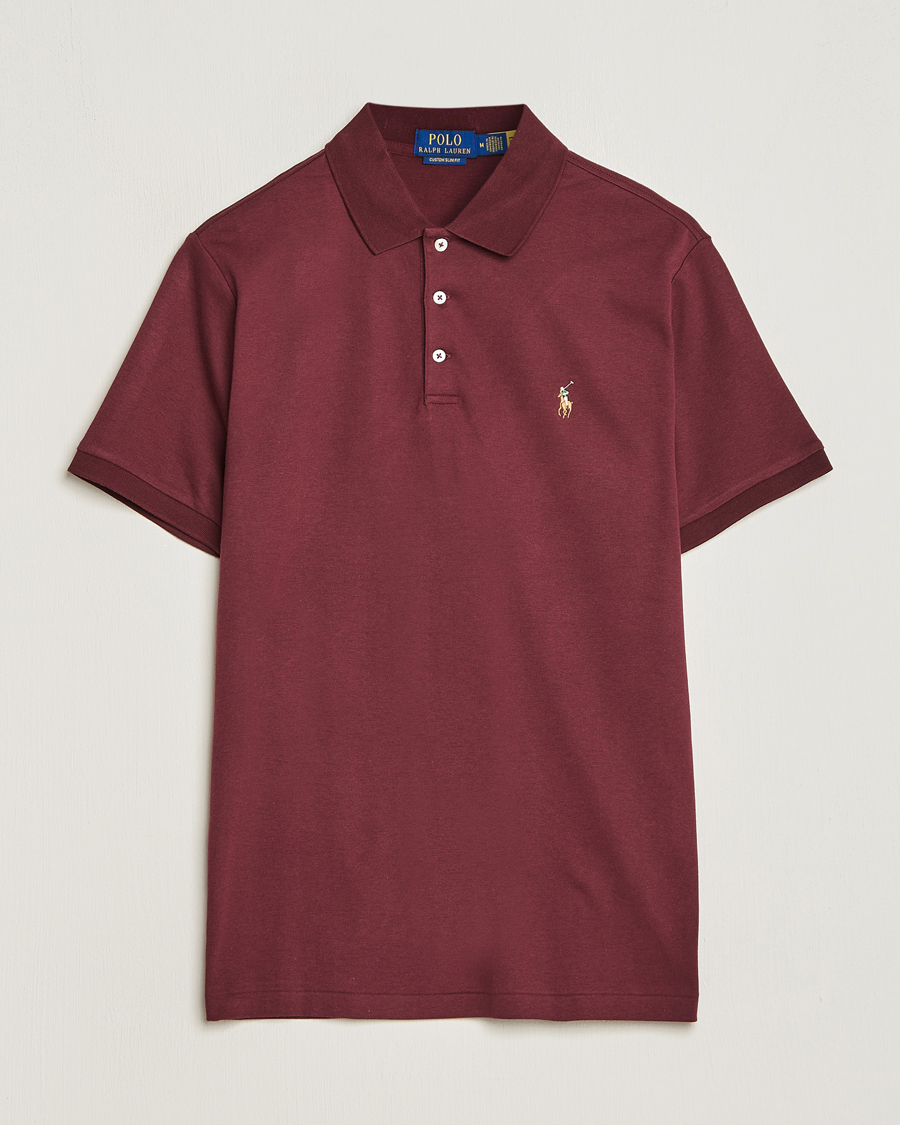 Herre | Polotrøjer | Polo Ralph Lauren | Luxury Pima Cotton Polo Harvard Wine