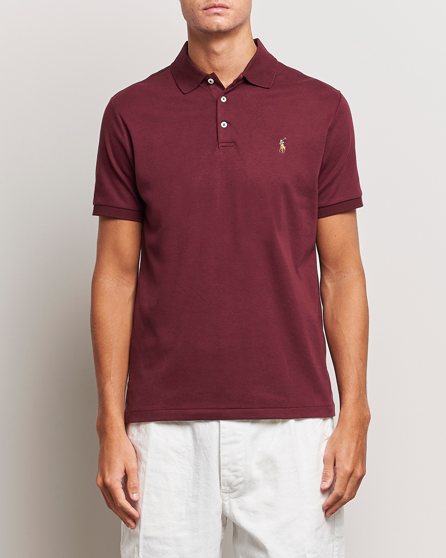 Herre | Polotrøjer | Polo Ralph Lauren | Luxury Pima Cotton Polo Harvard Wine