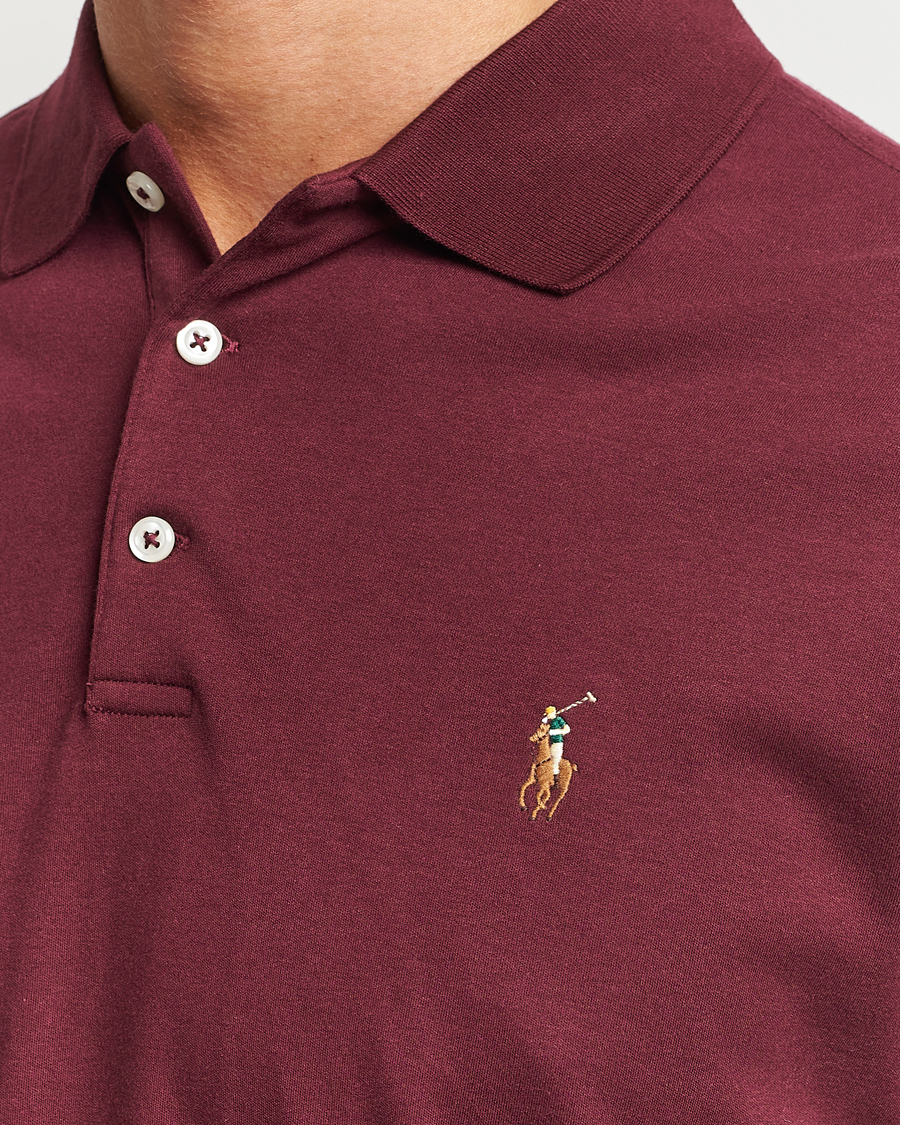 Herre | Polotrøjer | Polo Ralph Lauren | Luxury Pima Cotton Polo Harvard Wine