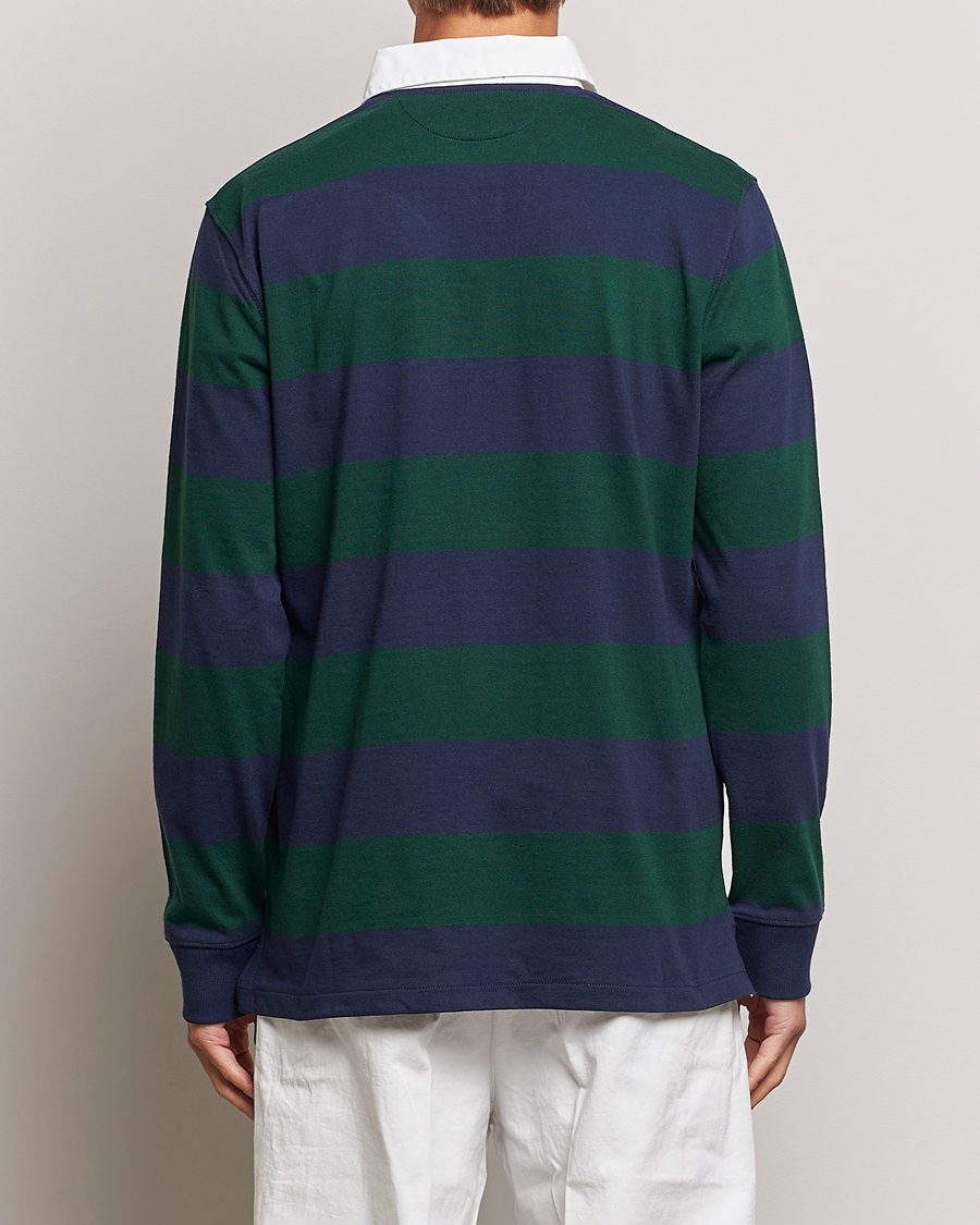 Herre | Trøjer | Polo Ralph Lauren | Jersey Striped Rugger Navy/Green