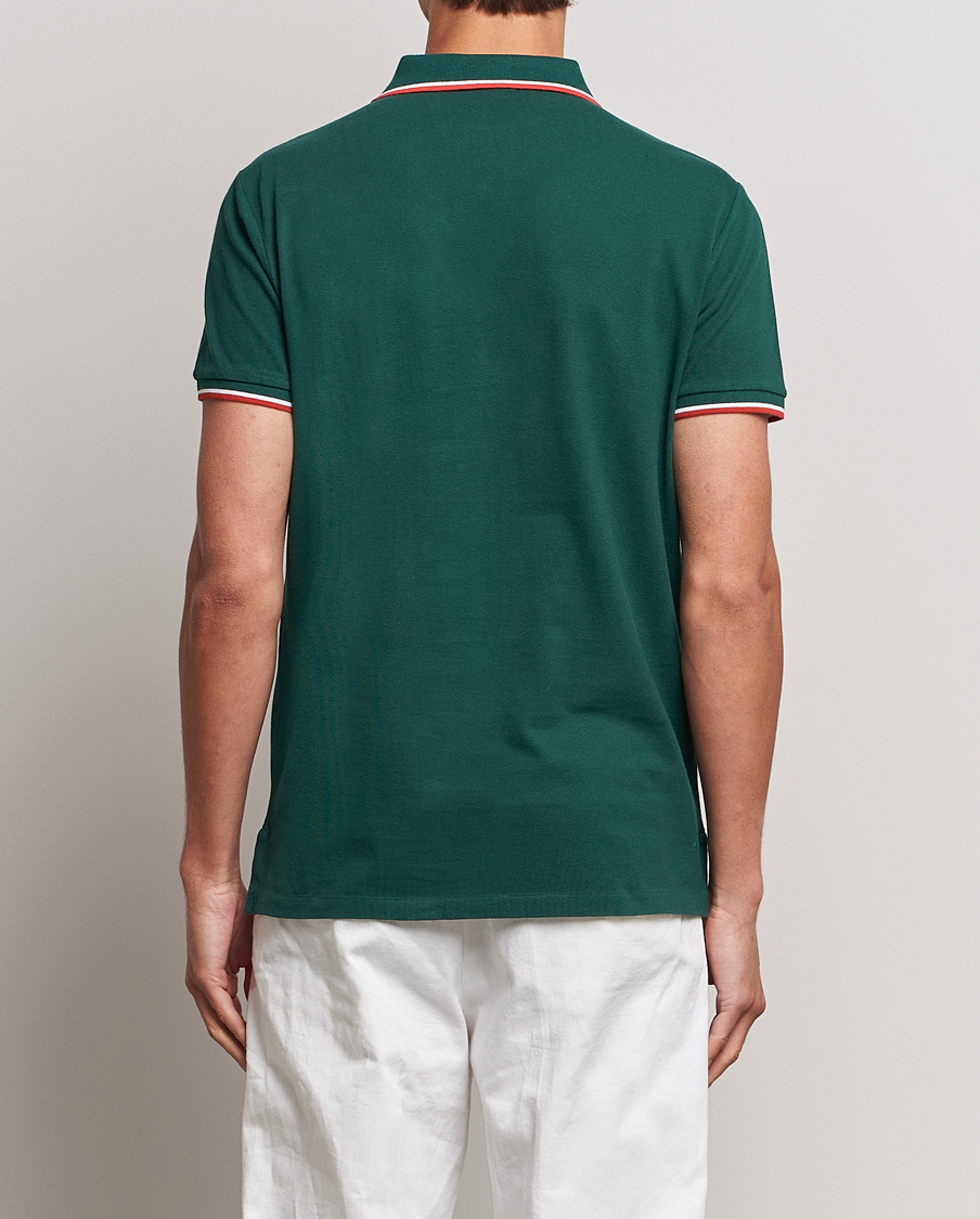 Herre | Polotrøjer | Polo Ralph Lauren | Custom Slim Fit Piped Polo Hunt Club Green