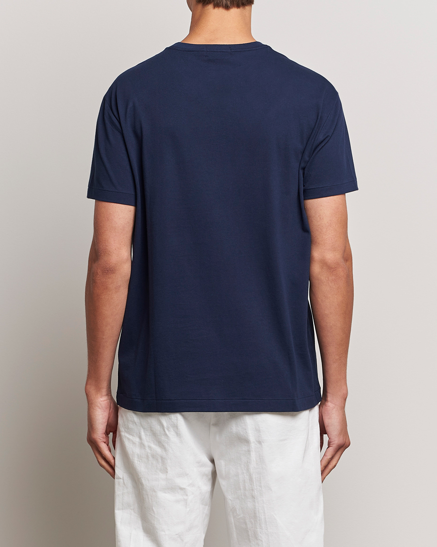 Herre | T-Shirts | Polo Ralph Lauren | Printed Heritage Bear T-Shirt Cruise Navy