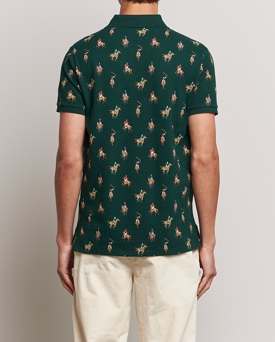 Herre | Polotrøjer | Polo Ralph Lauren | Custom Slim Fit Game Day Polo Hunt Club Green