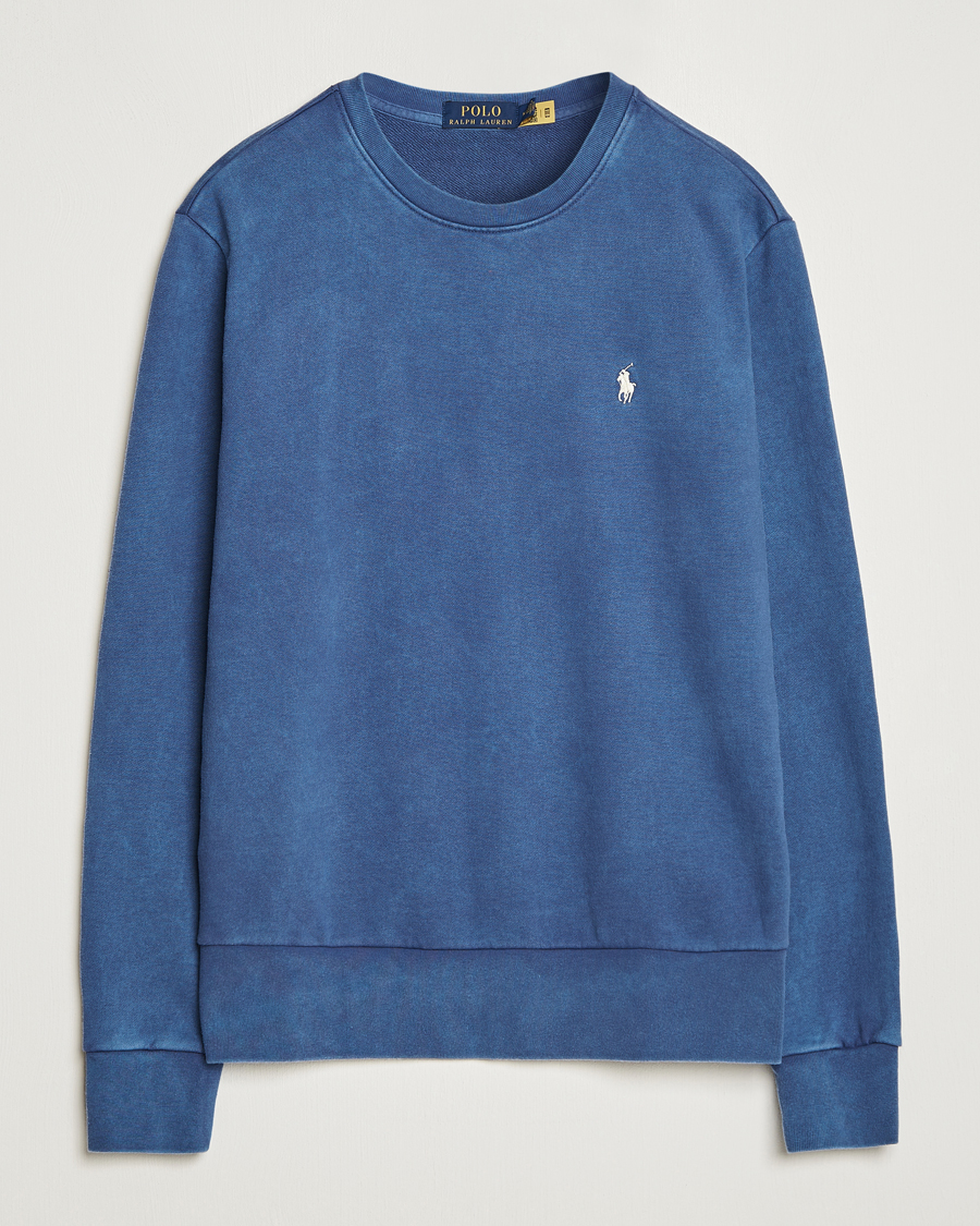 Herre | Trøjer | Polo Ralph Lauren | Loopback Terry Crew Neck Sweatshirt Light Navy