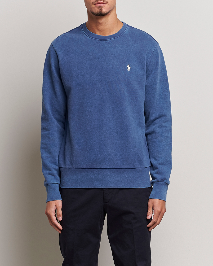 Herre | Trøjer | Polo Ralph Lauren | Loopback Terry Crew Neck Sweatshirt Light Navy