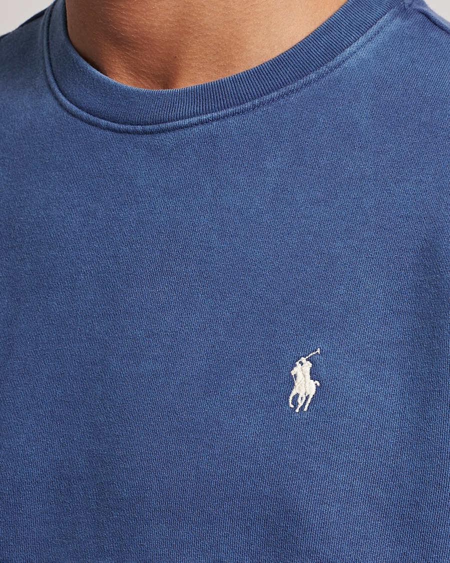 Herre | Trøjer | Polo Ralph Lauren | Loopback Terry Crew Neck Sweatshirt Light Navy