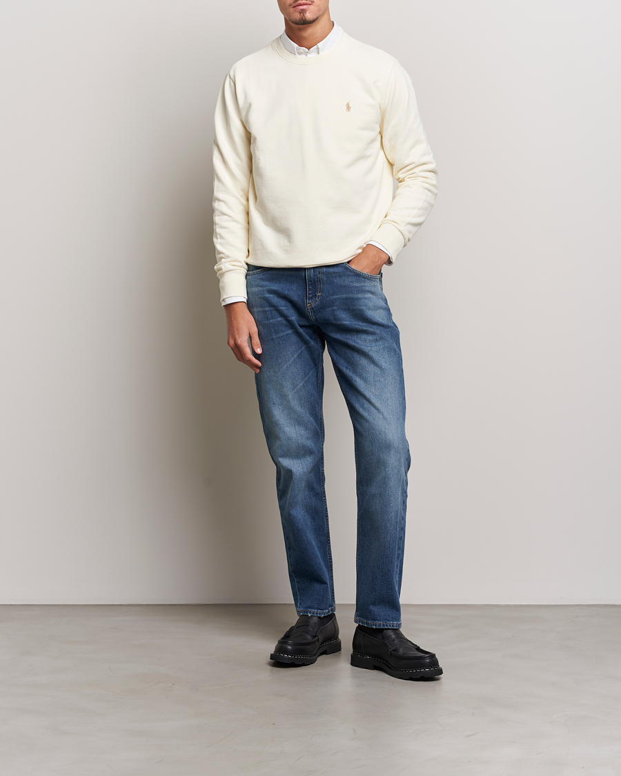 Herre | Trøjer | Polo Ralph Lauren | Loopback Terry Sweatshirt Clubhouse Cream