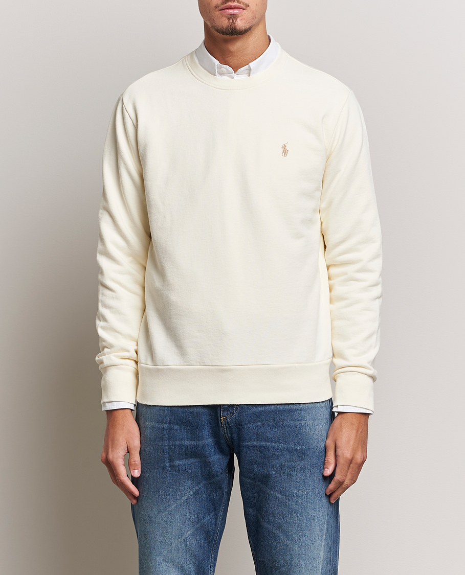Herre | Trøjer | Polo Ralph Lauren | Loopback Terry Sweatshirt Clubhouse Cream