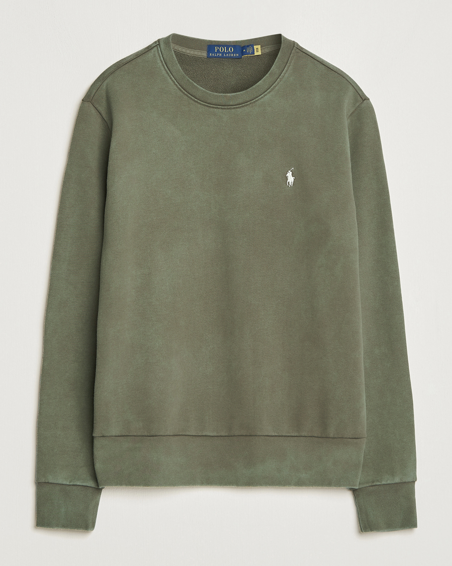 Herre | Trøjer | Polo Ralph Lauren | Loopback Terry Crew Neck Sweatshirt Defender Green