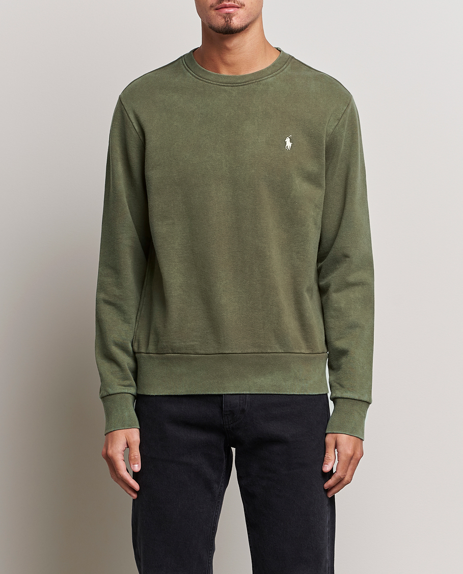 Herre | Trøjer | Polo Ralph Lauren | Loopback Terry Crew Neck Sweatshirt Defender Green