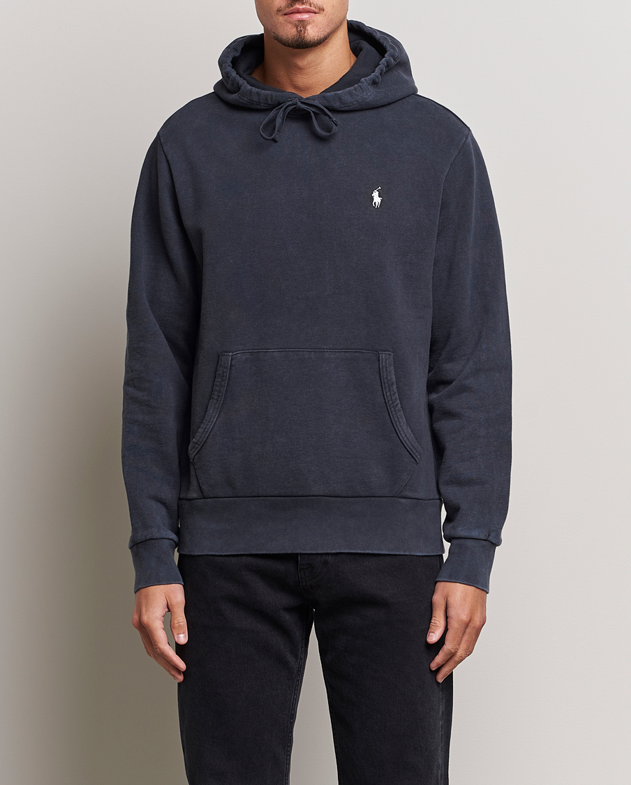 Herre | Hættetrøjer | Polo Ralph Lauren | Loopback Terry Hoodie Faded Black