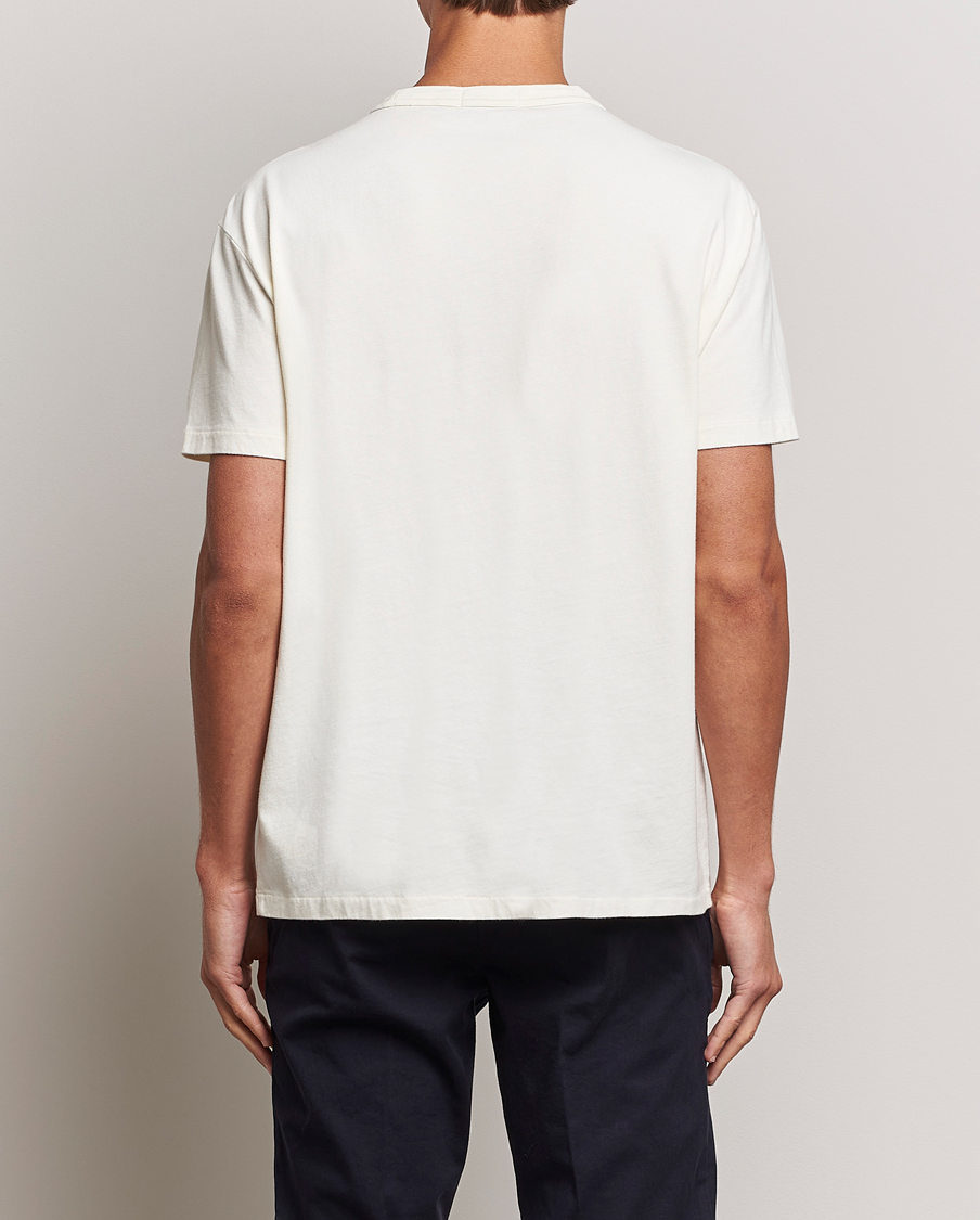 Herre | T-Shirts | Polo Ralph Lauren | Loopback Crew Neck T-Shirt Clubhouse Cream
