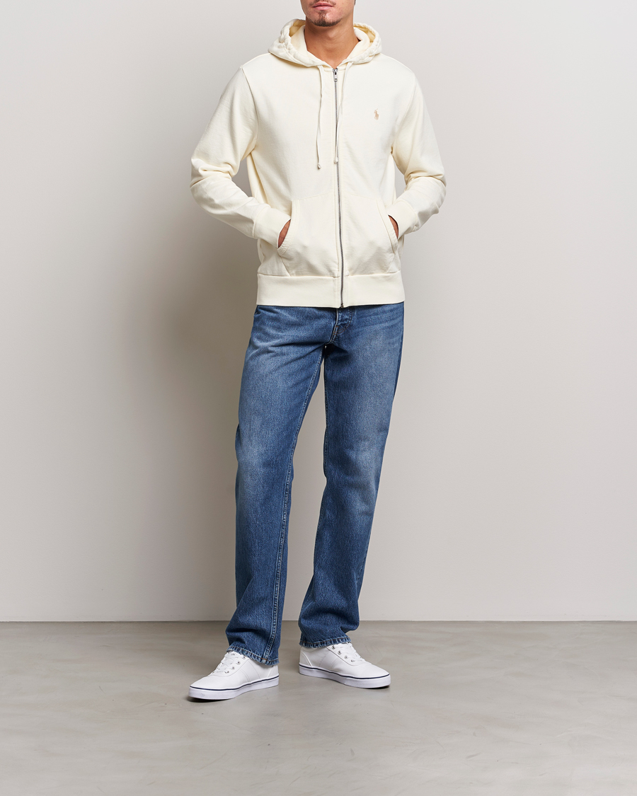 Herre | Trøjer | Polo Ralph Lauren | Loopback Terry Full-Zip Hoodie Clubhouse Cream