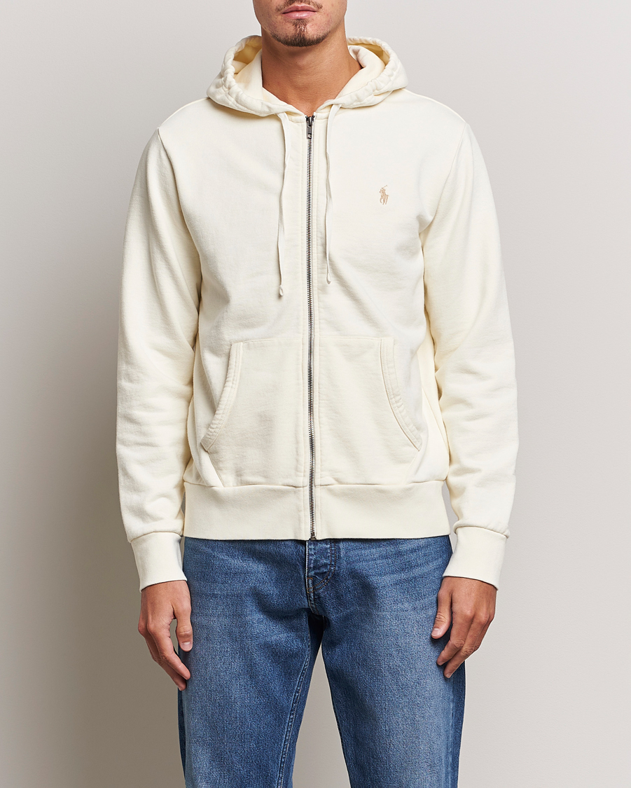 Herre | Trøjer | Polo Ralph Lauren | Loopback Terry Full-Zip Hoodie Clubhouse Cream