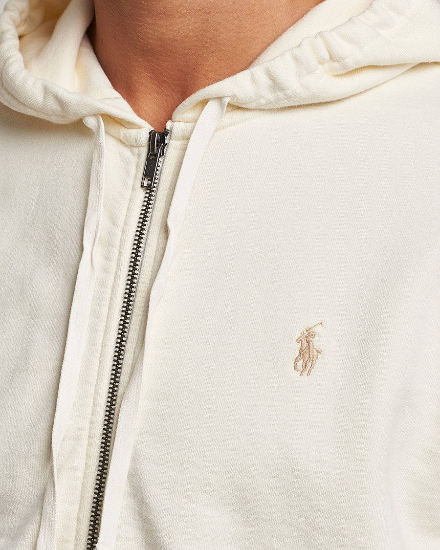Herre | Trøjer | Polo Ralph Lauren | Loopback Terry Full-Zip Hoodie Clubhouse Cream