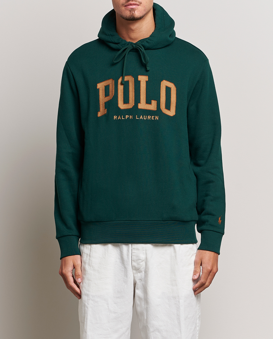 Herre |  | Polo Ralph Lauren | RL Fleece Logo Hoodie Hunt Club Green