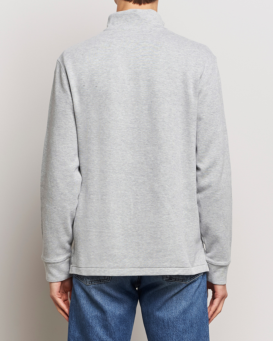 Herre | Trøjer | Polo Ralph Lauren | Double Knit Jaquard Half Zip Sweater Andover Heather