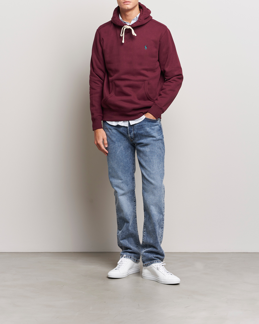 Herre | Trøjer | Polo Ralph Lauren | RL Fleece Hoodie Harvard Wine