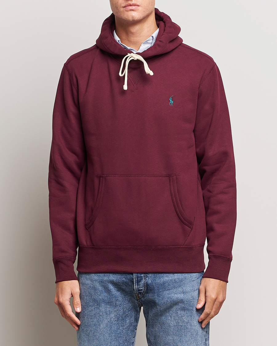 Herre | Hættetrøjer | Polo Ralph Lauren | RL Fleece Hoodie Harvard Wine