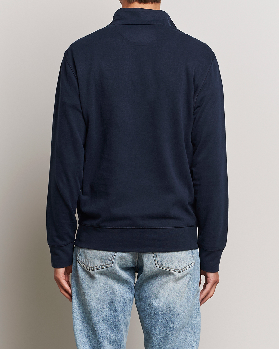 Herre | Trøjer | Polo Ralph Lauren | Double Knit Half-Zip Sweater Aviator Navy