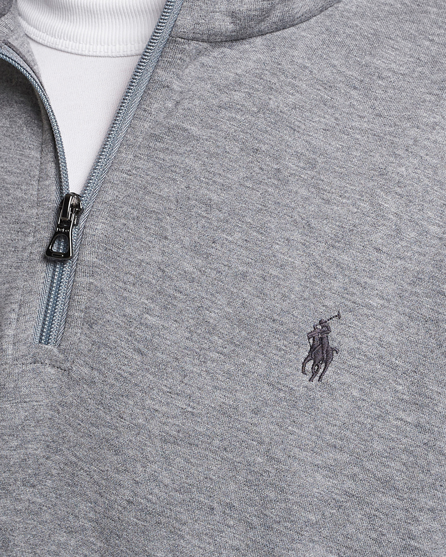 Herre | Trøjer | Polo Ralph Lauren | Tech Double Knit Half Zip Steel Heather