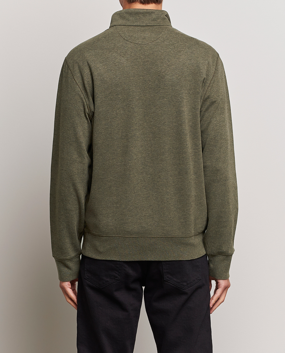 Herre | Trøjer | Polo Ralph Lauren | Tech Double Knit Half Zip Olive Heather