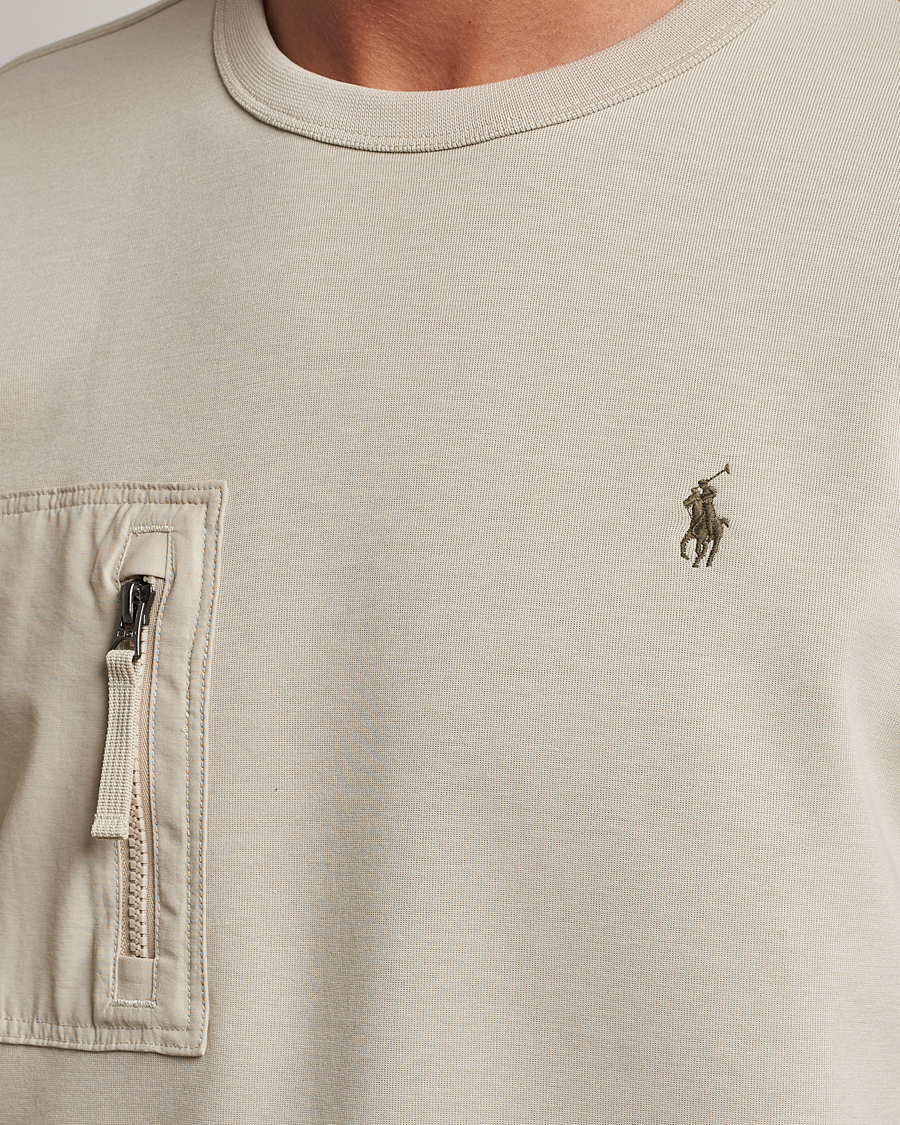 Herre | Trøjer | Polo Ralph Lauren | Double Knit Pocket Sweatshirt Classic Stone