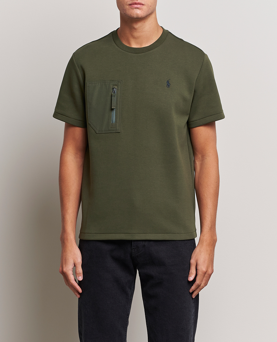 Herre | 30% udsalg | Polo Ralph Lauren | Double Knit Pocket T-Shirt Company Olive