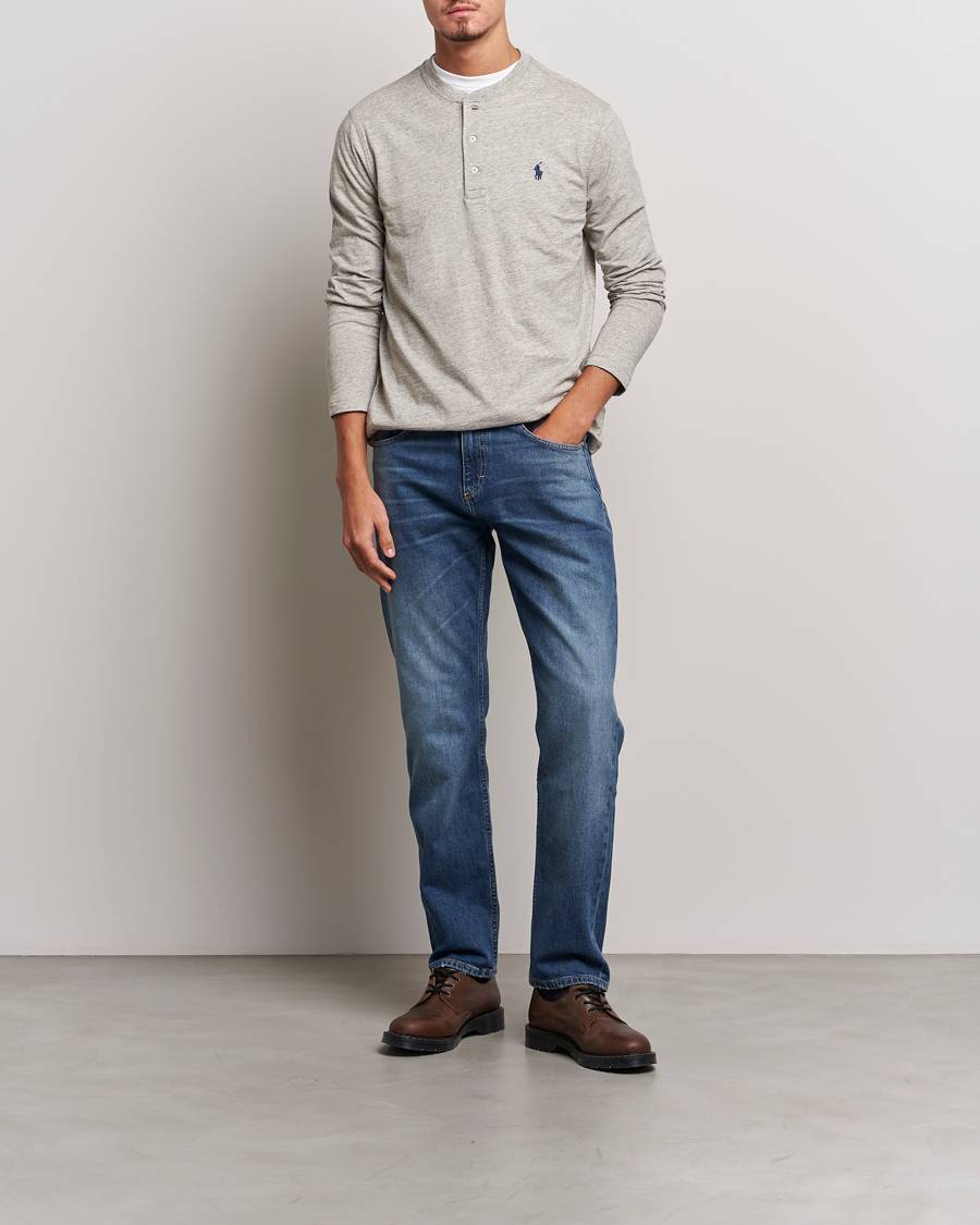 Herre | Trøjer | Polo Ralph Lauren | Slub Jersey Henley Loft Heather