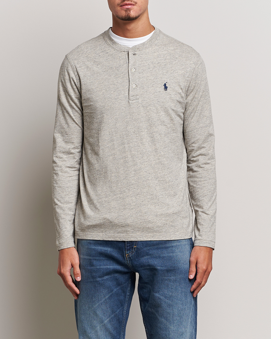Herre | Trøjer | Polo Ralph Lauren | Slub Jersey Henley Loft Heather
